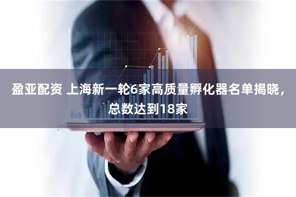 盈亚配资 上海新一轮6家高质量孵化器名单揭晓，总数达到18家