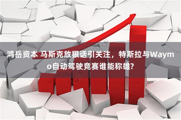 鸿岳资本 马斯克放狠话引关注，特斯拉与Waymo自动驾驶竞赛谁能称雄?